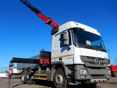 Аренда Манипулятор Mercedes Actros, 9 метров