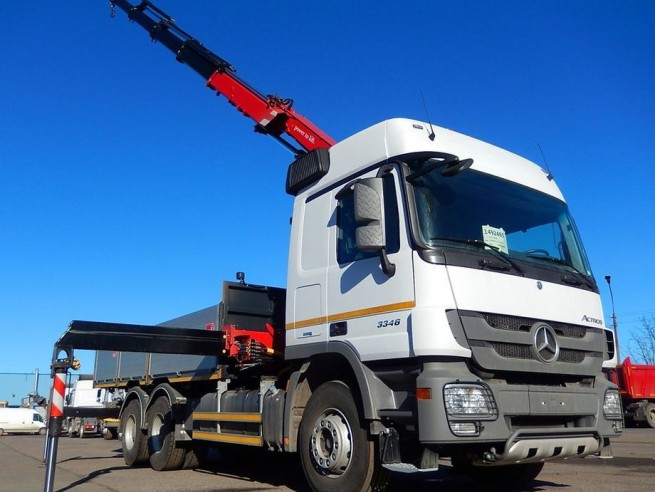 Аренда Манипулятор Mercedes Actros, 9 метров Аренда Манипулятор Mercedes Actros, 9 метров