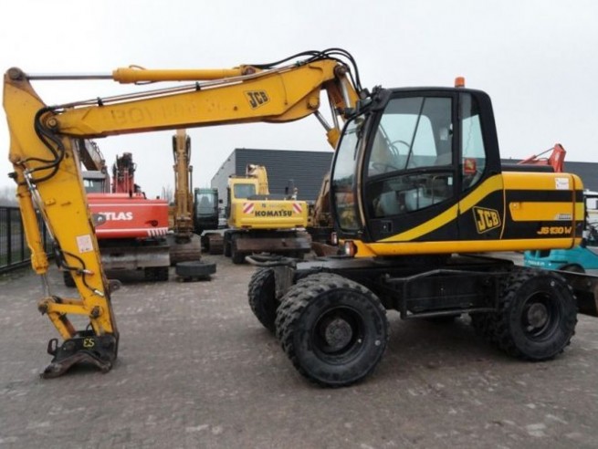 Аренда Колесный экскаватор JCB JS 130W Аренда Колесный экскаватор JCB JS 130W