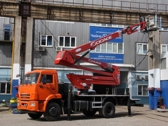 Аренда Автовышка КАМАЗ 43253, 32 метра